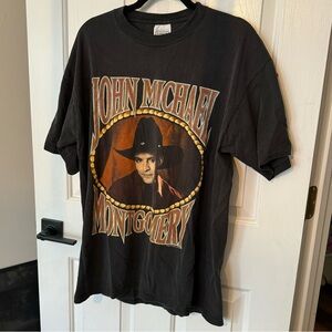 1993 John Michael Montgomery Concert band tee single stitch